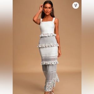 Lulus Lost in Lunar Florance Maxi Dress - Size Medium